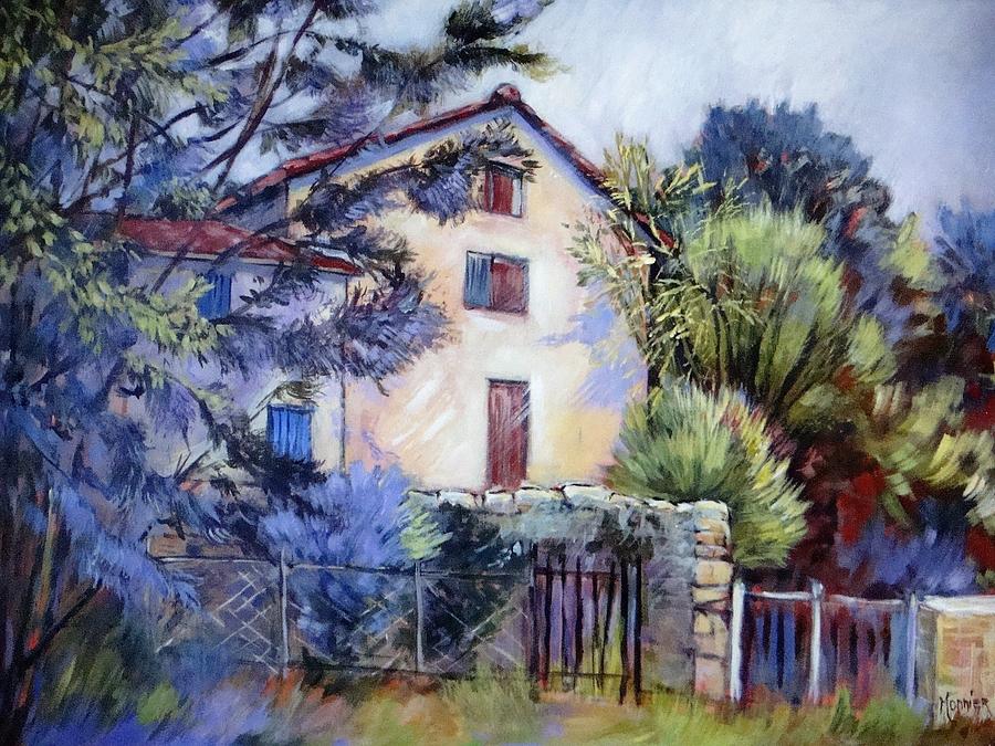 Tree Painting - In Saint Loup  by Cathy MONNIER