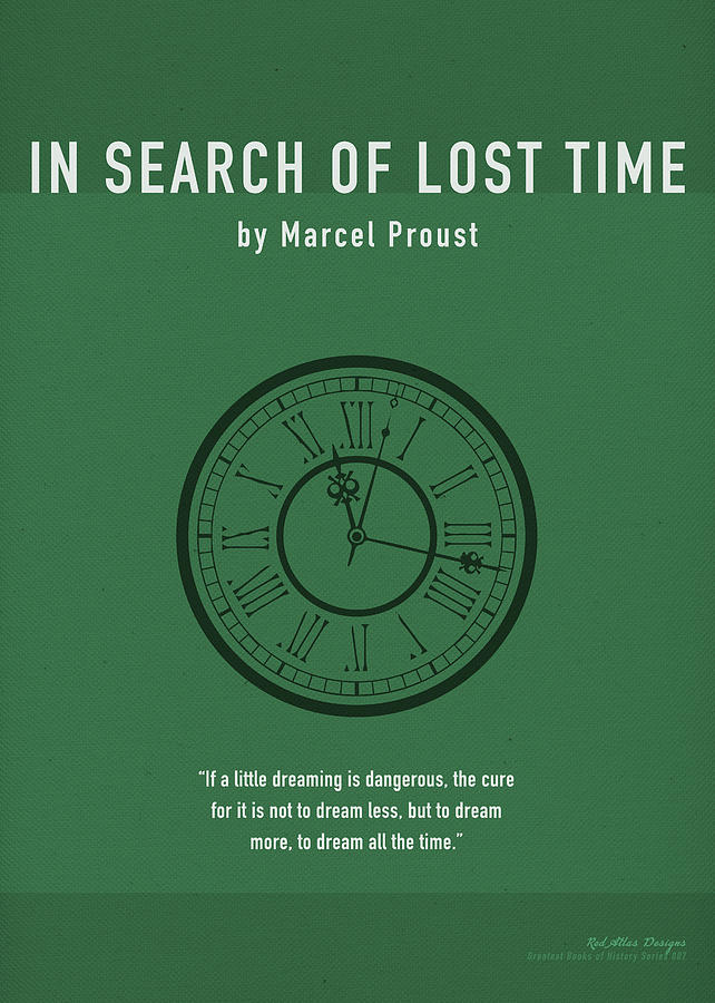 Book Mixed Media - In Search of Lost Time Greatest Books Ever Series 007 by Design Turnpike