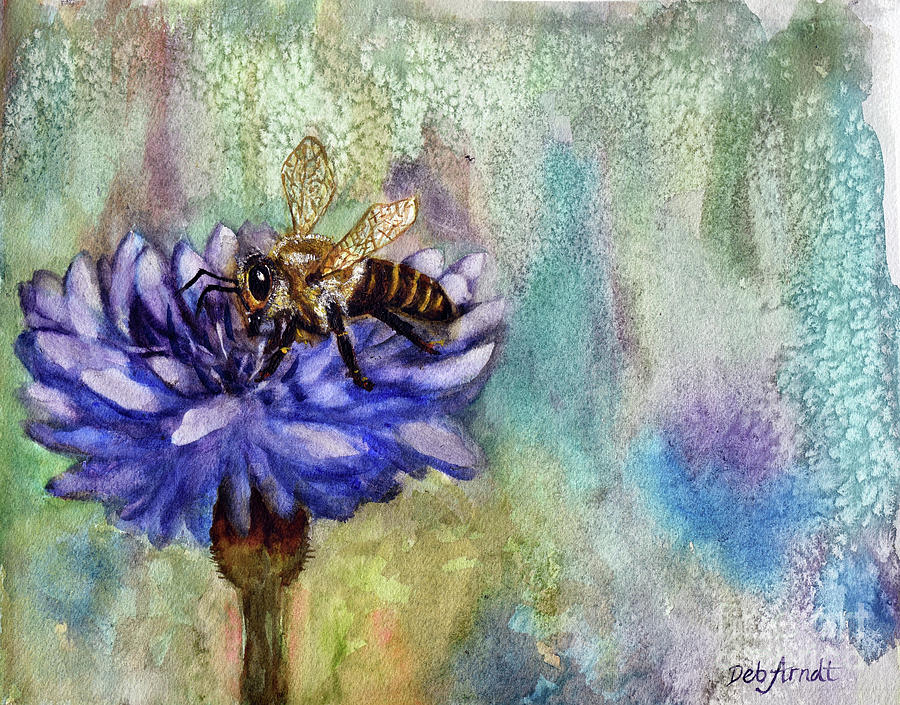 In Search of Nectar Painting by Deb Arndt