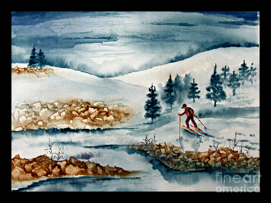 In the Back Country Painting by Janet Cruickshank