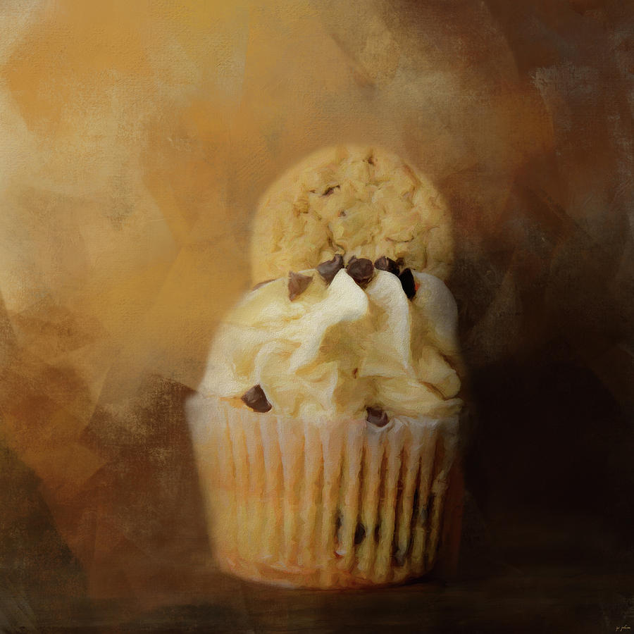 Chocolate Still Life Painting - In The Bakery 4 by Jai Johnson