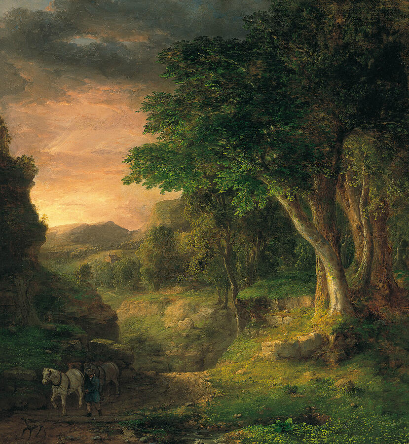 In the Berkshires, from 1848-1850 Painting by George Inness