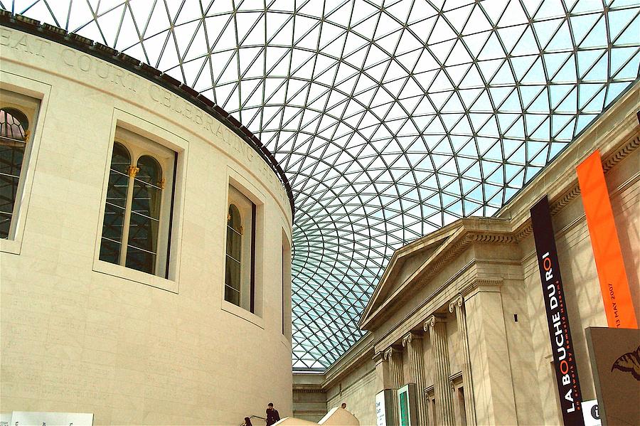 In the British Museum in London Photograph by Kenlynn Schroeder