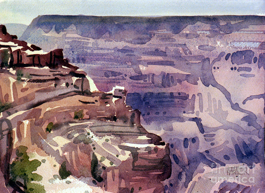 In the Canyon Painting by Donald Maier