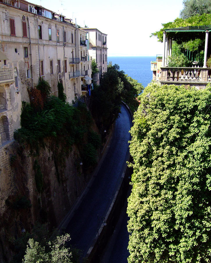 In the center of Sorrento Italy Photograph by Mindy Newman