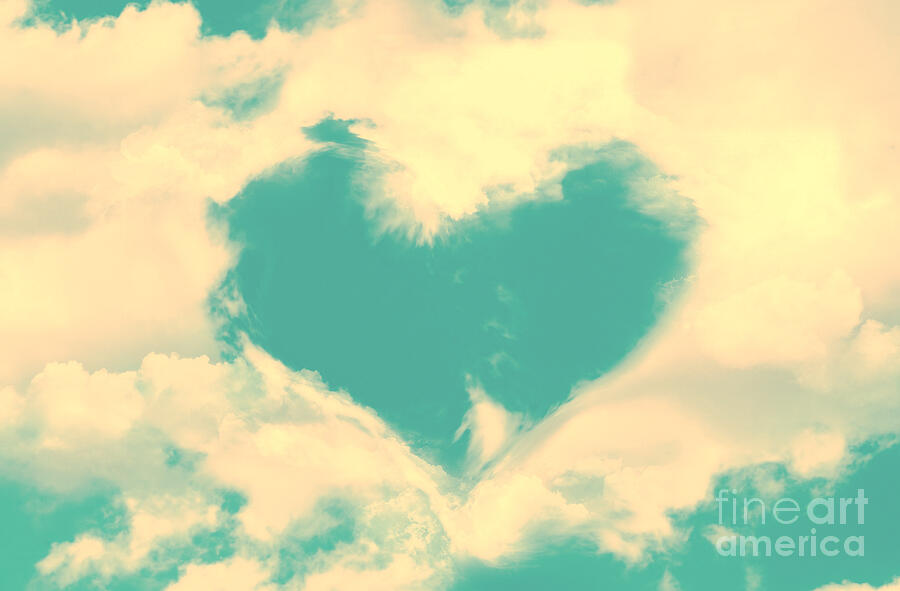 Fathers Day Photograph - Love in the clouds by Delphimages Photo Creations