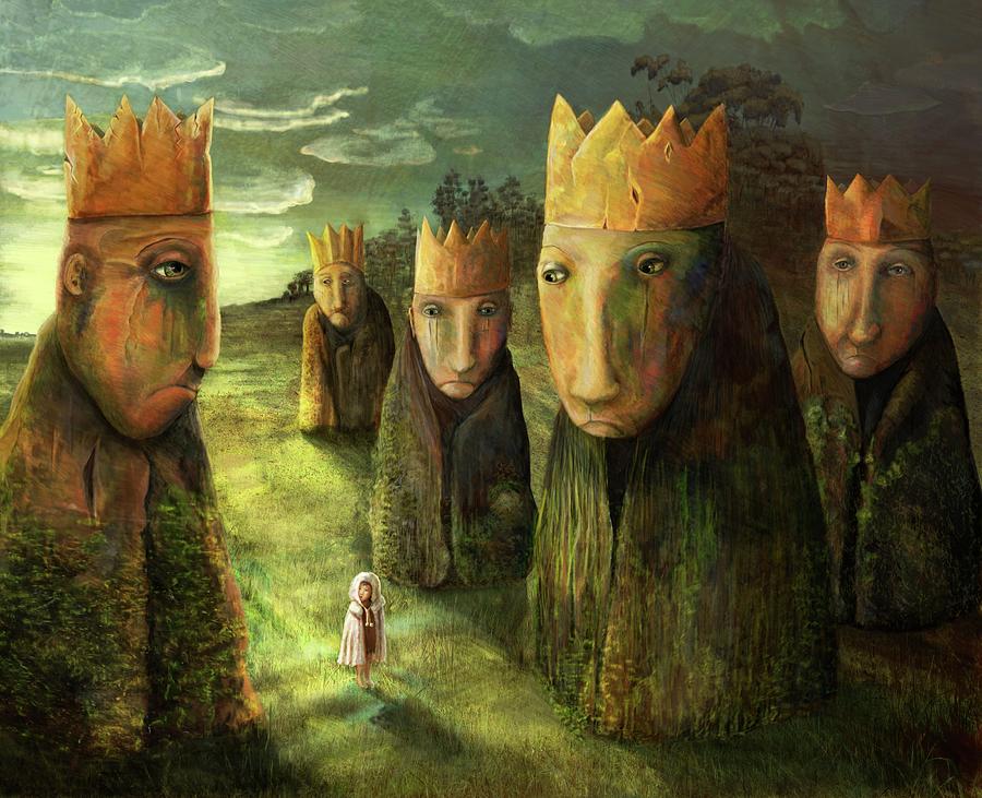 Landscape Digital Art - In the Company of Kings by Catherine Swenson