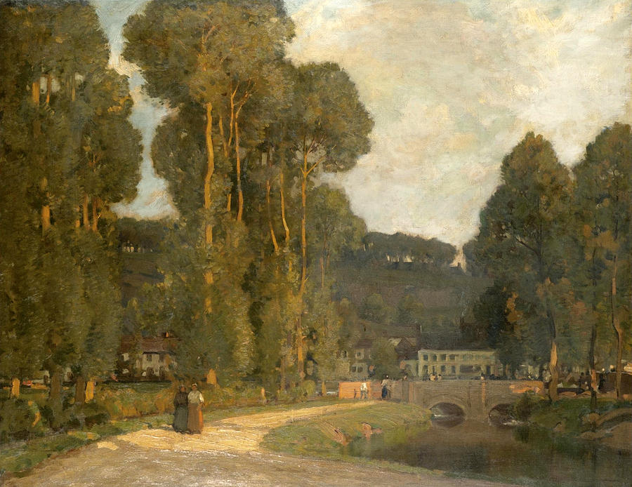 Alfred East Painting - In the Cotswolds by Alfred East