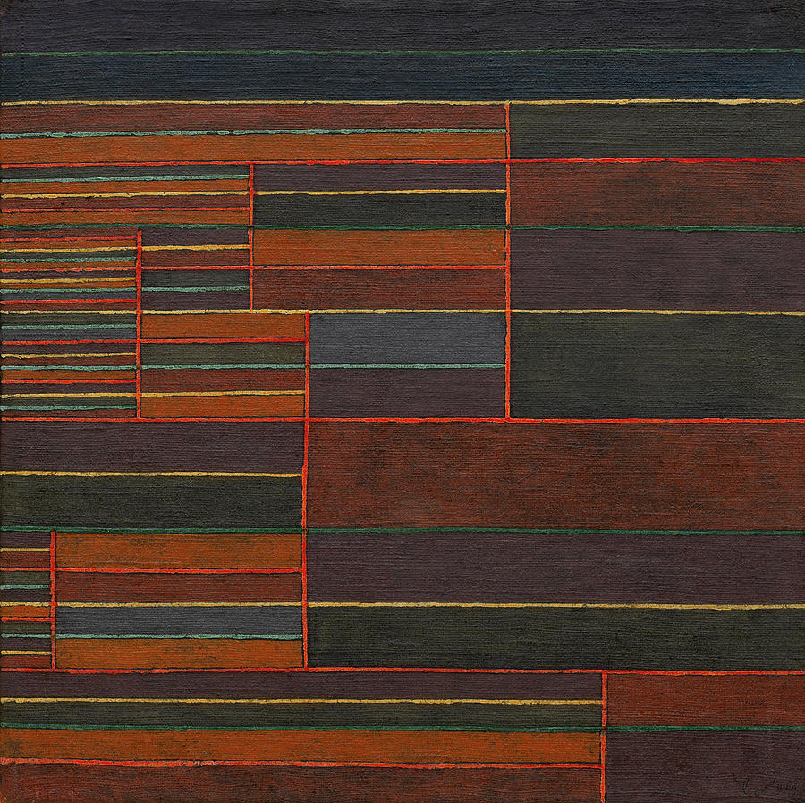 Paul Klee Painting - In the Current Six Thresholds by Paul Klee
