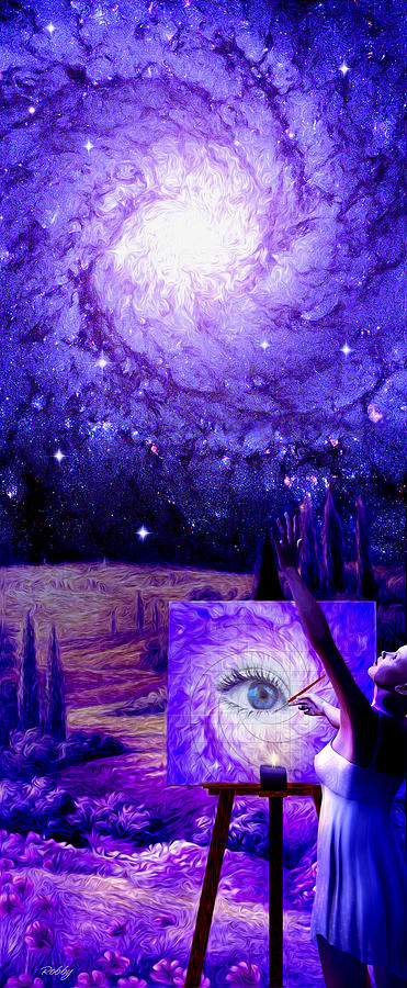Vangough Painting - In the Eye of the Beholder by Robby Donaghey Vangough Painting - In the Eye of the Beholder by Robby Donaghey