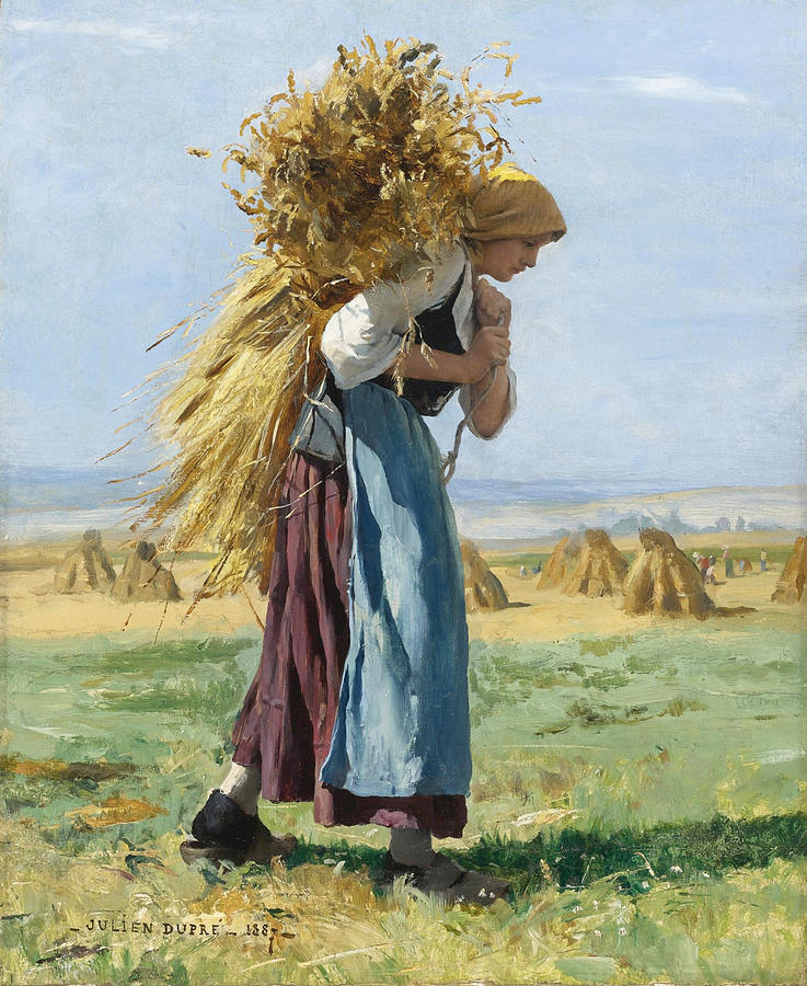 In the Fields Painting by Julien Dupre