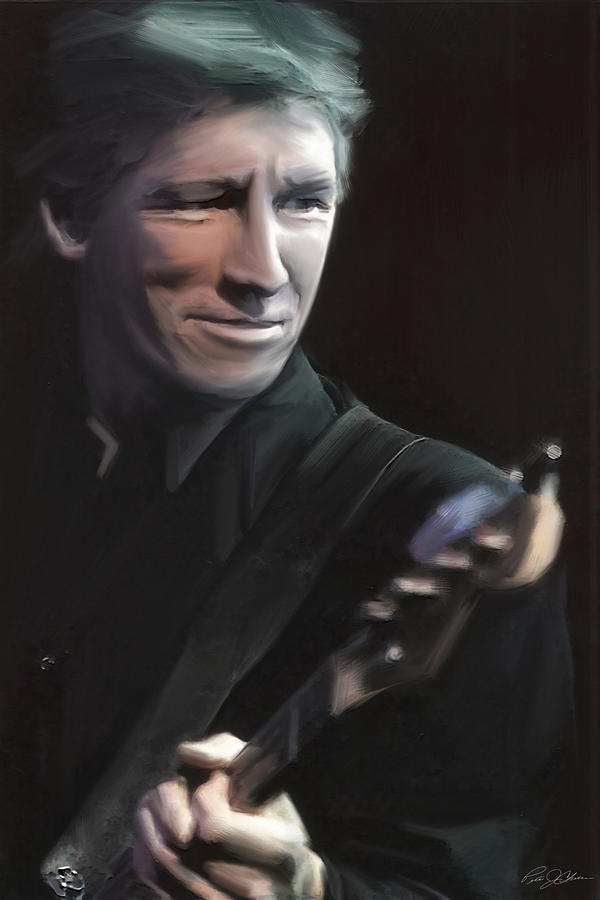 Roger Waters Digital Art - In The Flesh Roger Waters by Peter Chilelli