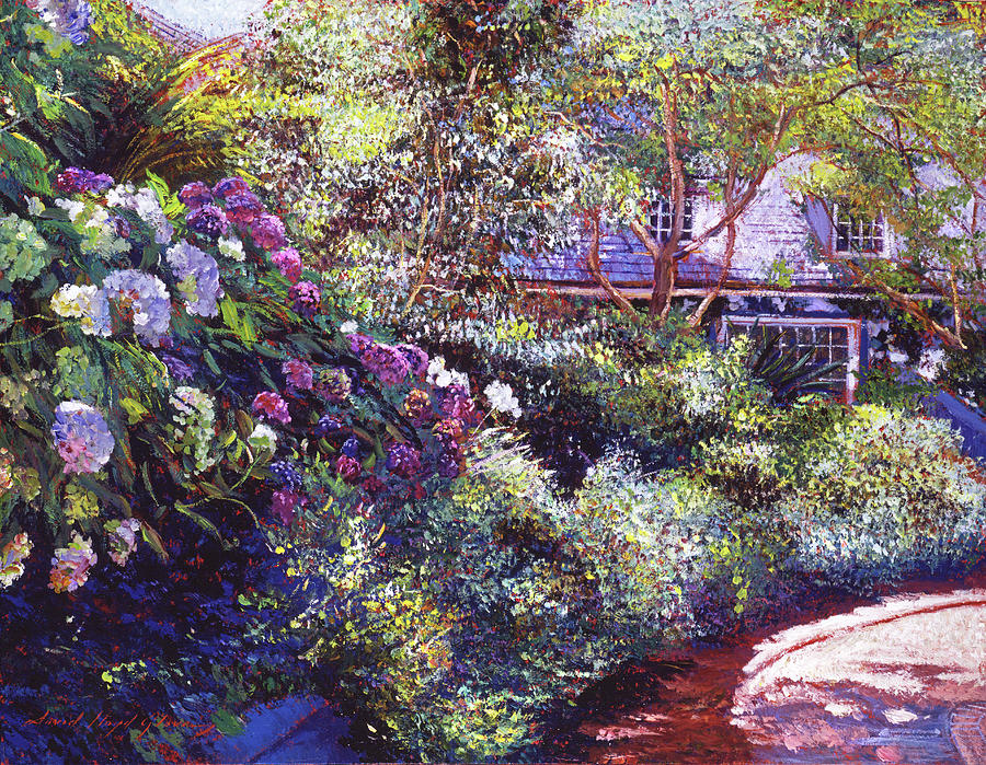 Malibu Hydrangeas Painting