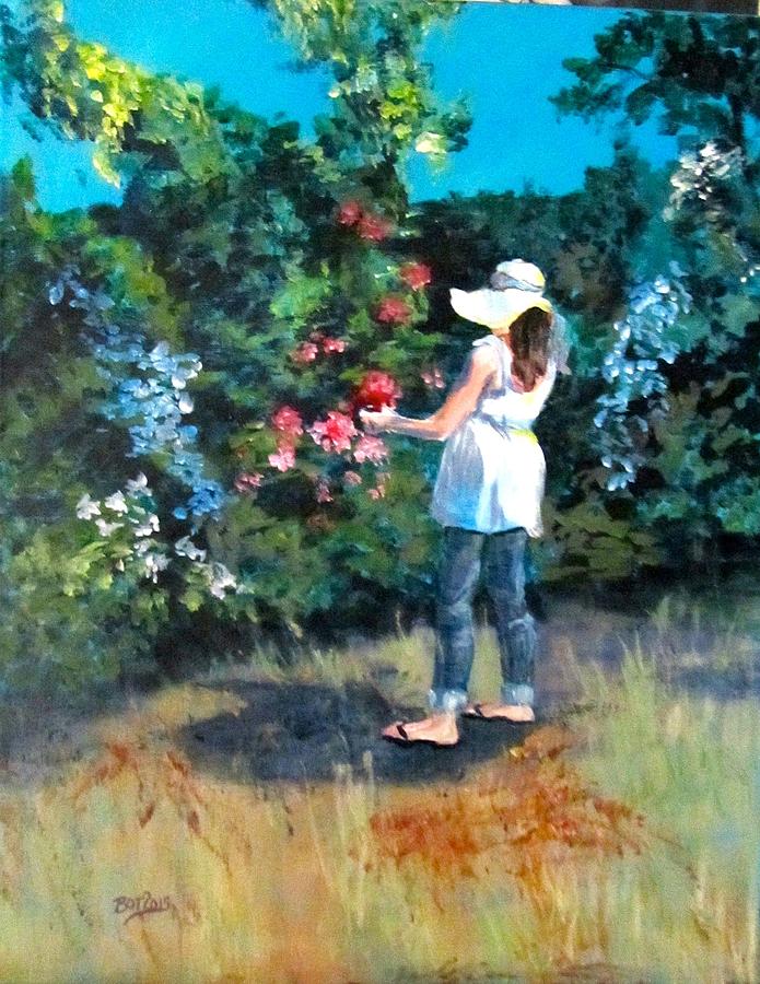 In the Garden Painting by Barbara OToole