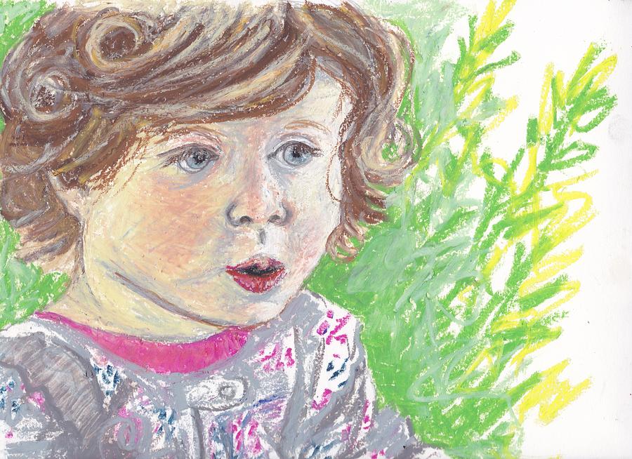 In The Garden Pastel by Danielle Rosaria