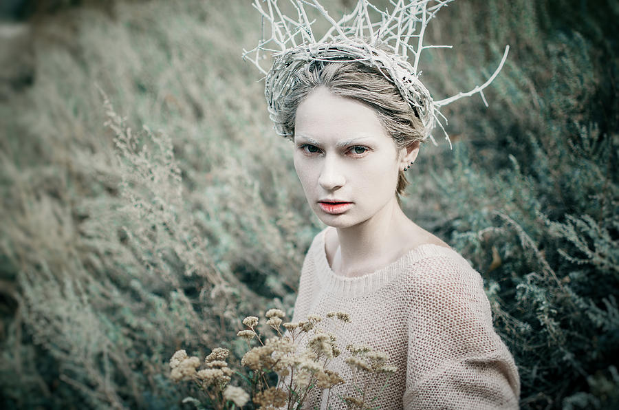 In the Grass. Prickle Tenderness Photograph by Inna Mosina