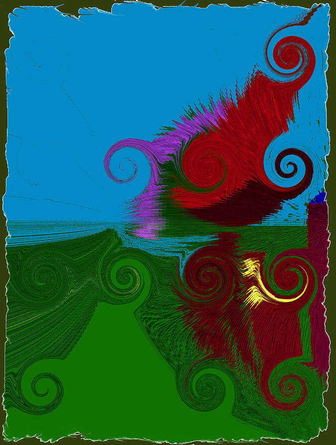 In The Land of Suess Digital Art by Donna Blackhall