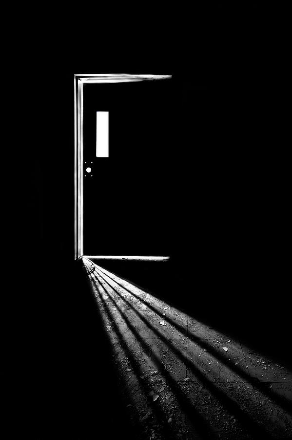 Door Photograph - In The Light Of Darkness by Evelina Kremsdorf