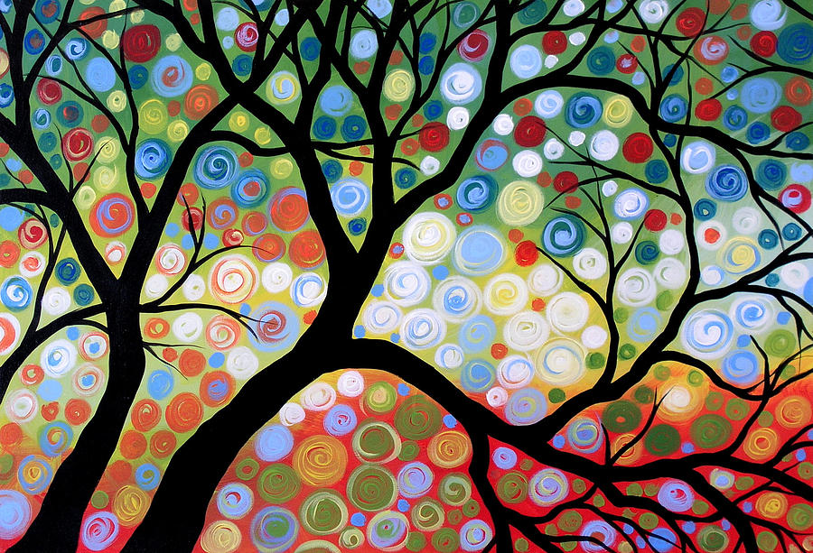 Tree Painting - In the Limelight by Amy Giacomelli