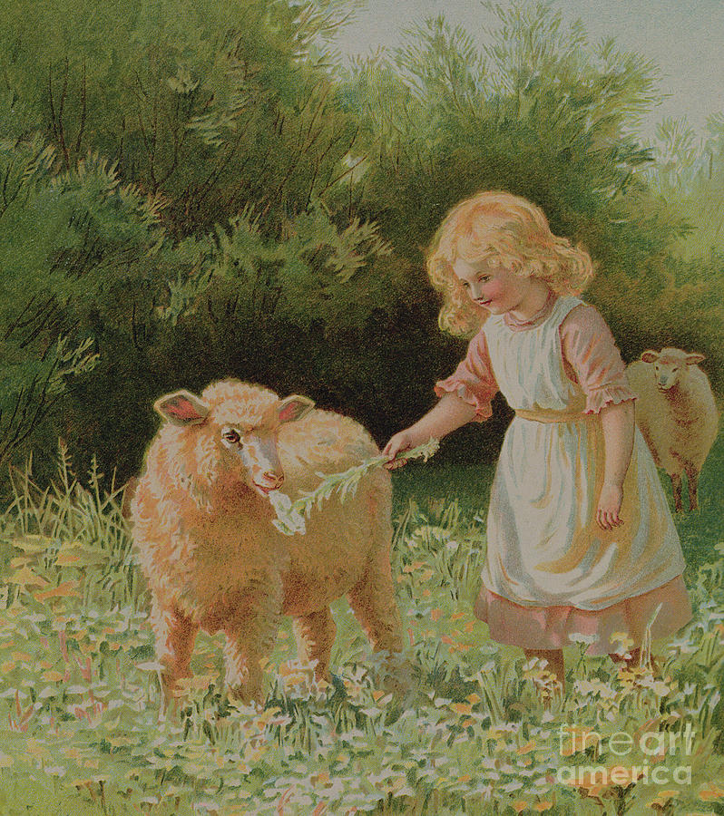 In The Meadow Painting by English School