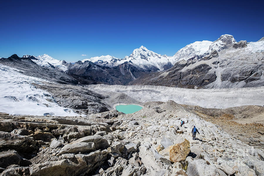 In the middle of the Cordillera Blanca Photograph by Olivier Steiner