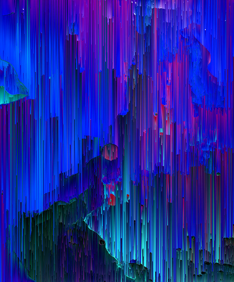 In the Midst - Pixel Art Digital Art by Jennifer Walsh