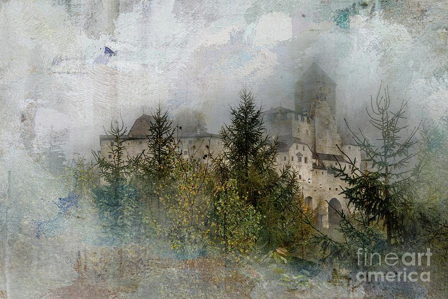 In the Mist Mixed Media by Eva Lechner