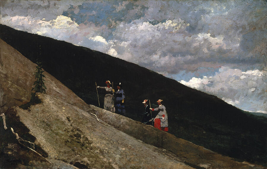 In the Mountains Painting by Winslow Homer