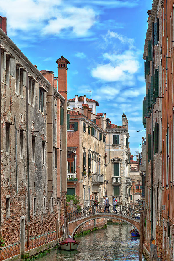 In the old town of Venice in Italy Photograph by Gina Koch