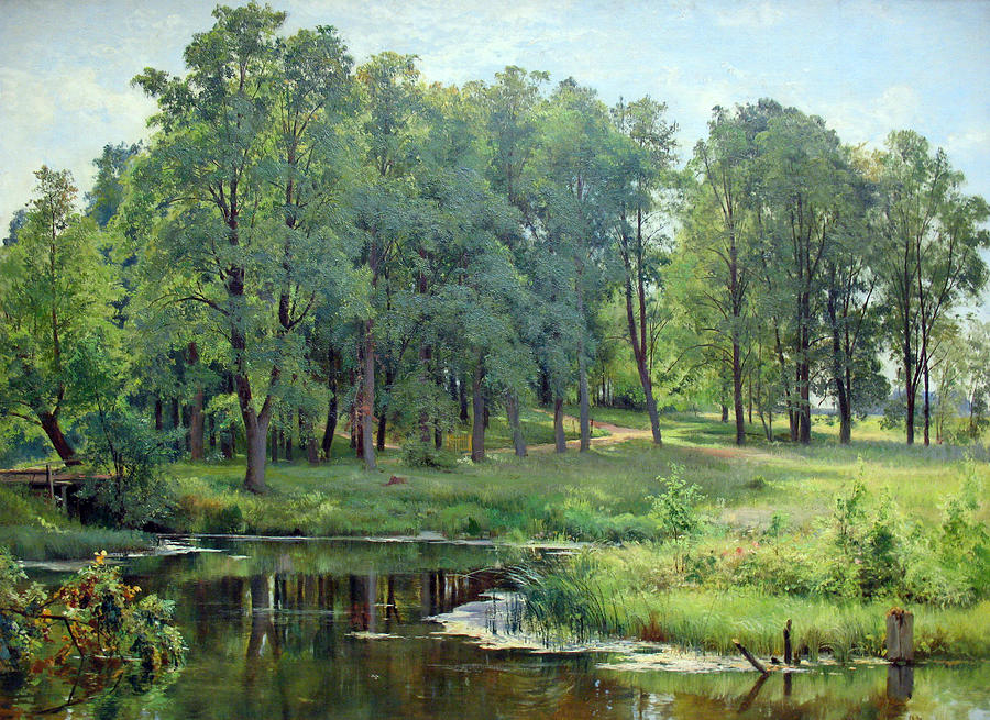 In the Park Painting by Ivan Shishkin