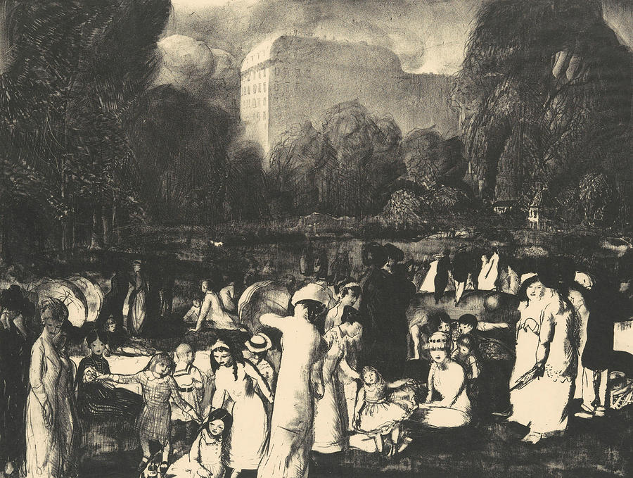In the Park, Light Relief by George Bellows