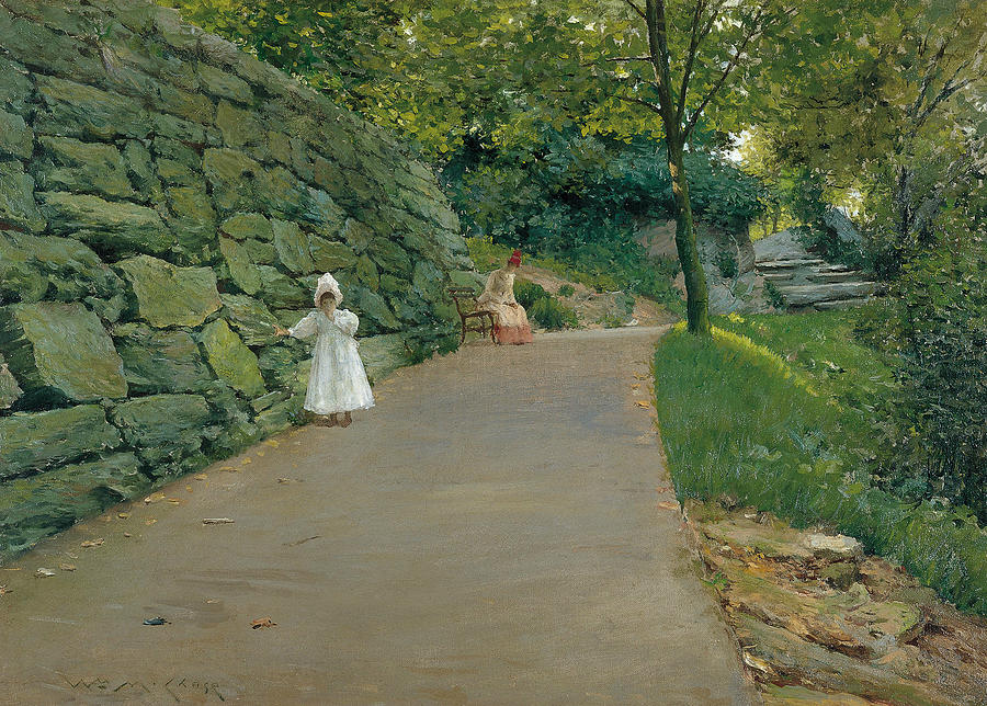 William Merritt Chase Painting - In the Park by William Merritt Chase
