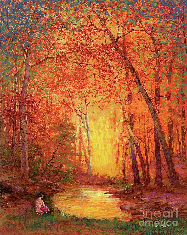 Meditation Painting - In the Presence of Light Meditation by Jane Small Meditation Painting - In the Presence of Light Meditation by Jane Small