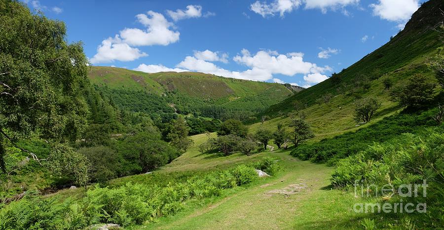Mountain Photograph - In The Rhiwargor Valley by John Chatterley