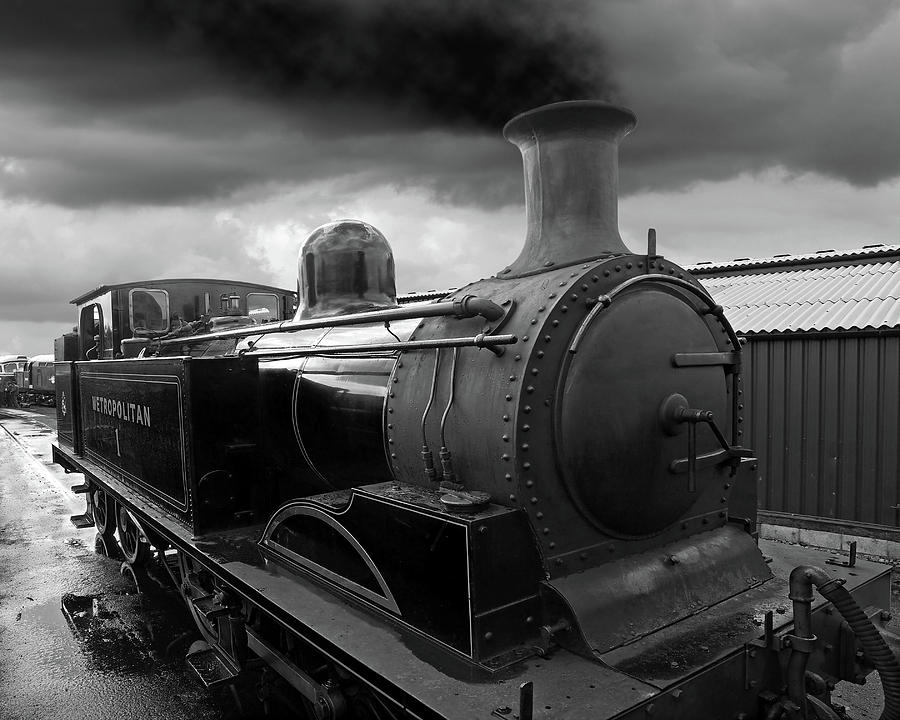 In The Siding - Metropolitan Steam Train Photograph by Gill Billington