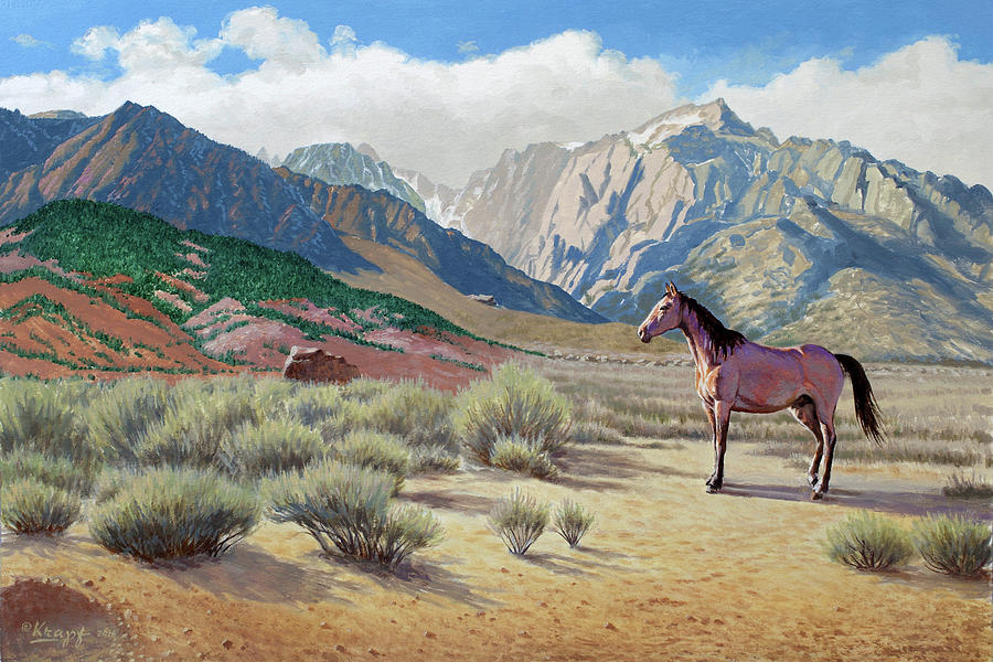 In The Sierras Painting By Paul Krapf Fine Art America