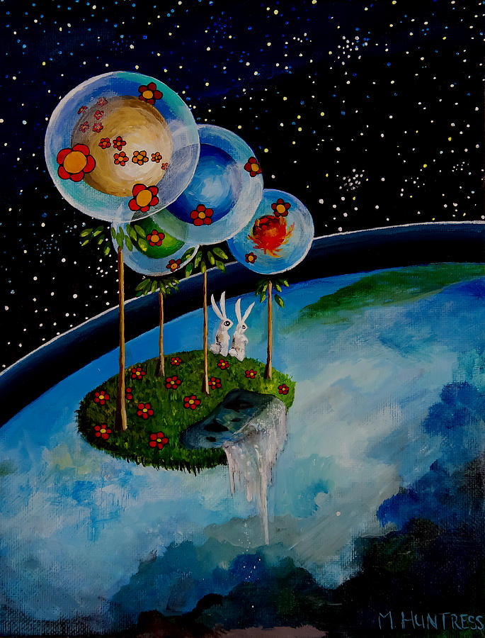 In The Sky There is No East or West Painting by Mindy Huntress