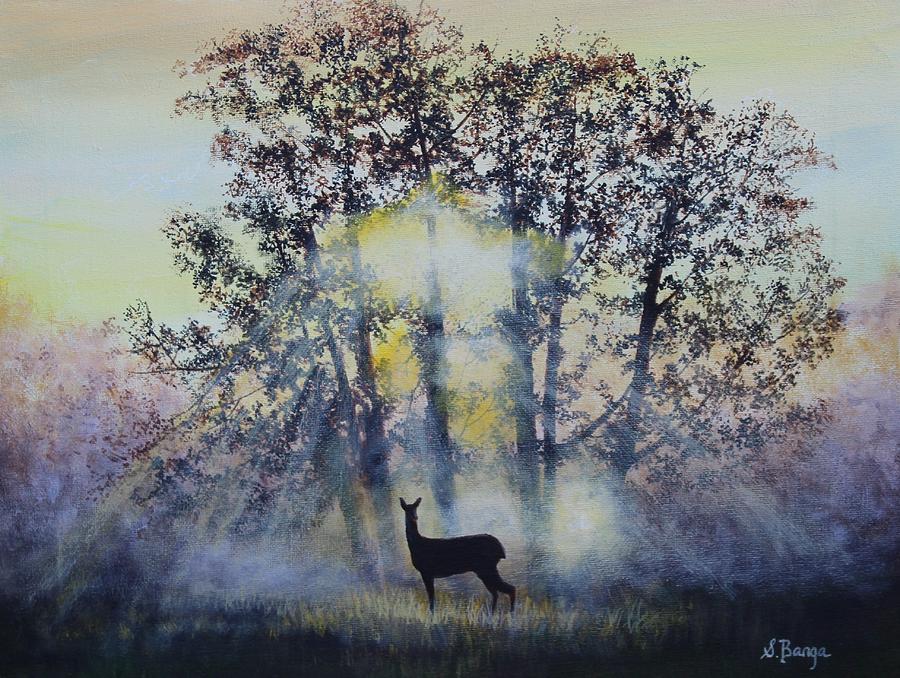 In the Spotlight Painting by Sheila Banga