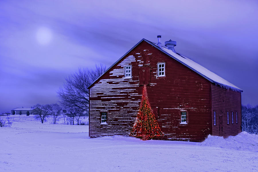 Christmas Photograph - In the Still of the Night - After the Snow by Nikolyn McDonald