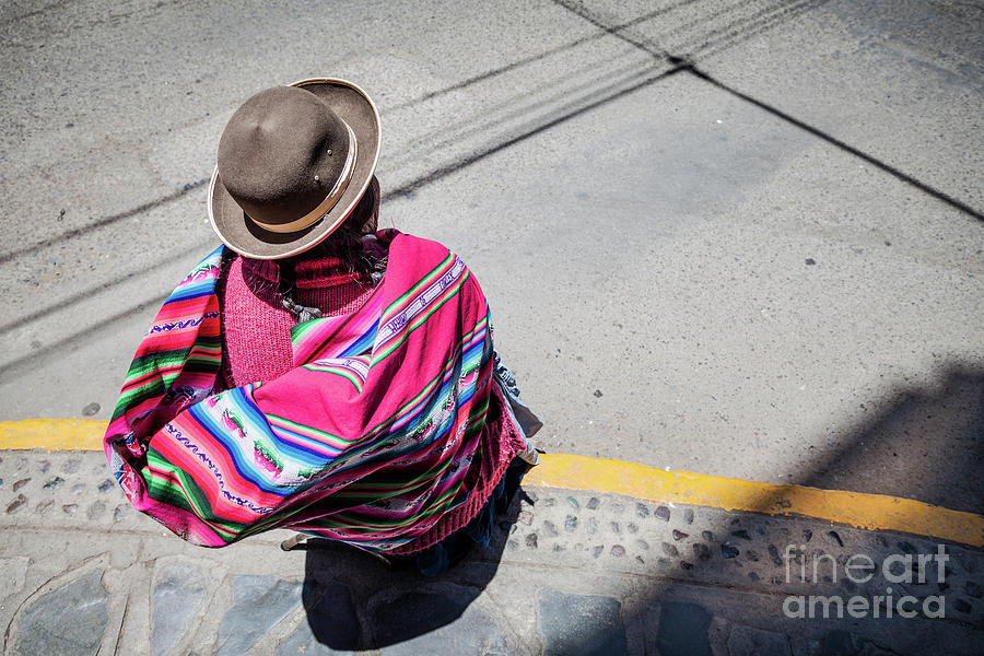 In the Streets of Puno Photograph by Olivier Steiner
