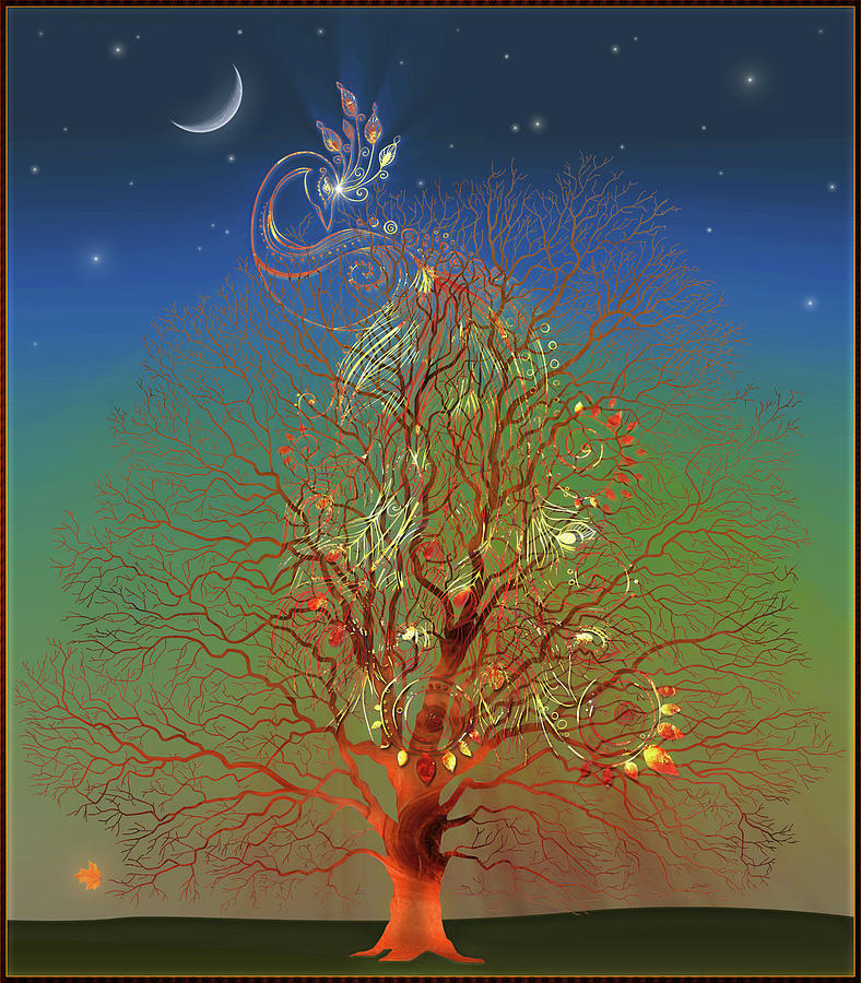In the tree crown Digital Art by Harald Dastis