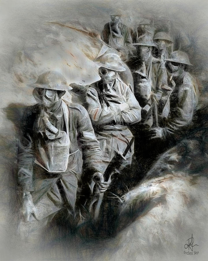 In The Trenches Digital Art by Pennie McCracken