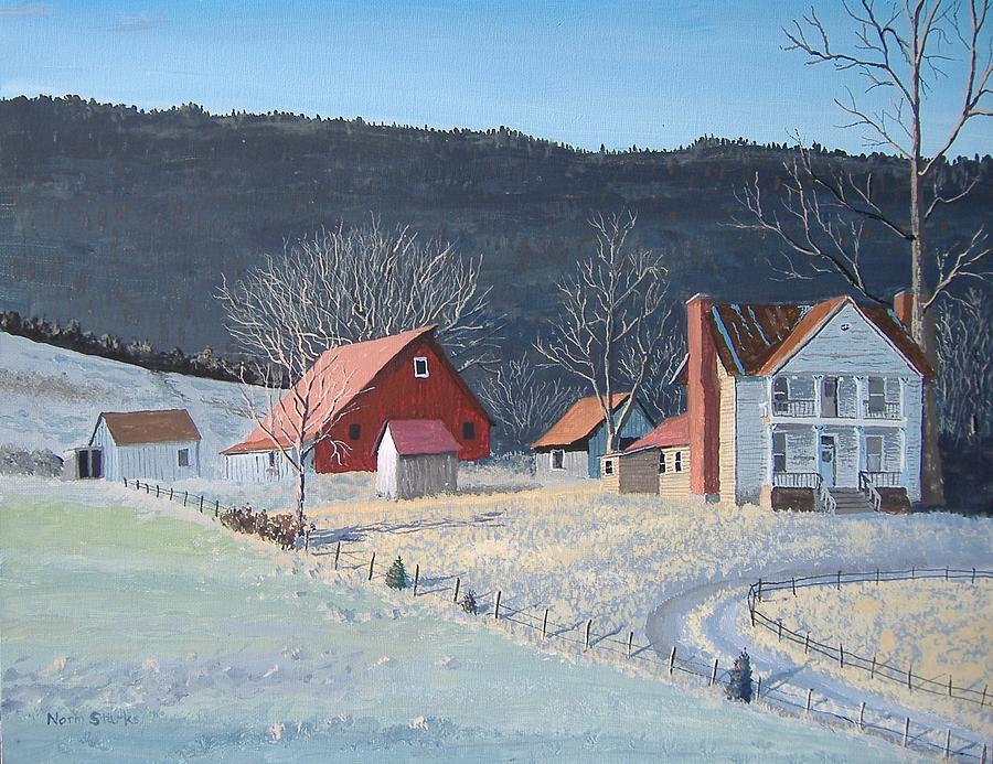 Winter Painting - In the Winter of My Life by Norm Starks