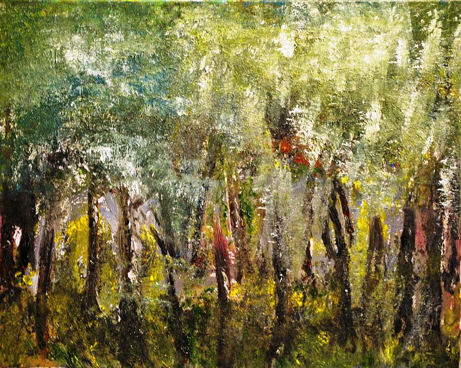In The Woods Painting by Evelina Popilian