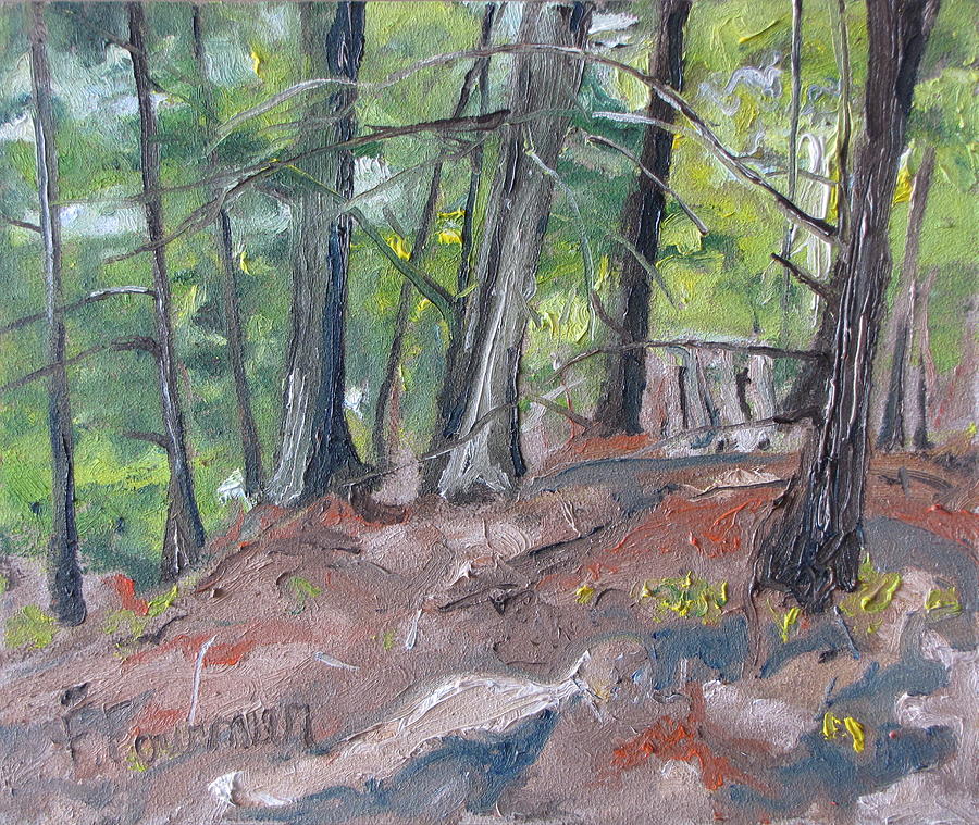 In The Woods No2 Painting By Francois Fournier - Fine Art America