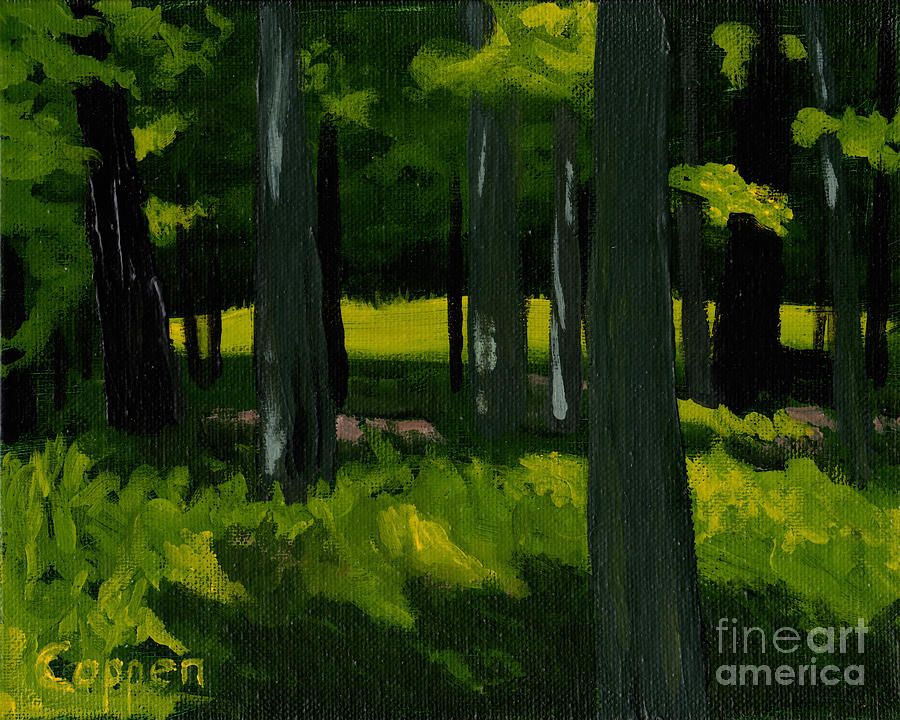 In the Woods Painting by Robert Coppen