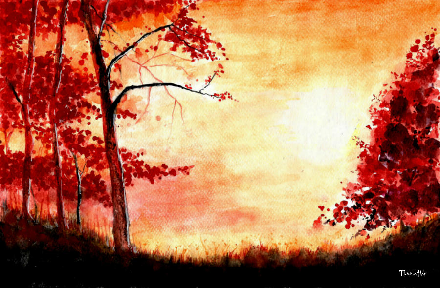 In The Woods Painting