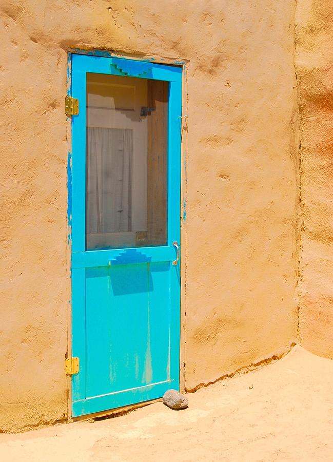 In Through The Blue Door Photograph by Brad Hodges