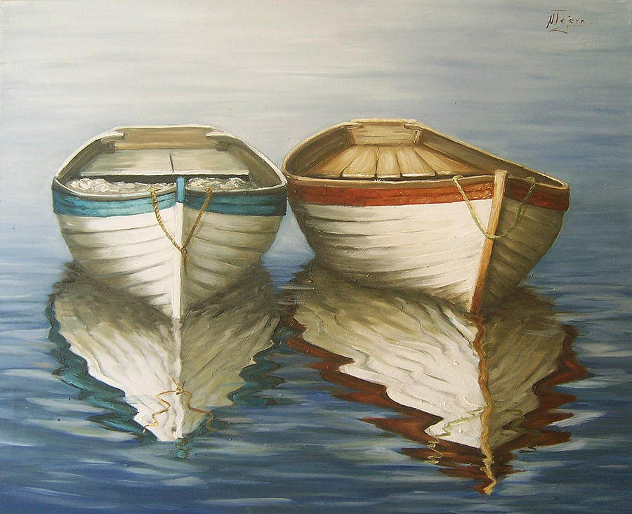 Три лодки судьбы. Картина лодка. Картина "две лодки". Живопись лодка вид сверху. Картина три лодки.