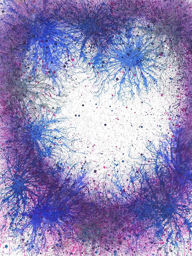 In Touch With The Divine #590 Painting by Rainbow Artist Orlando L In Touch With The Divine #590 Painting by Rainbow Artist Orlando L